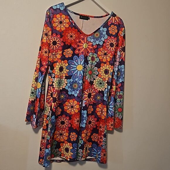 For And PL dress floral Size L - Picture 1 of 6